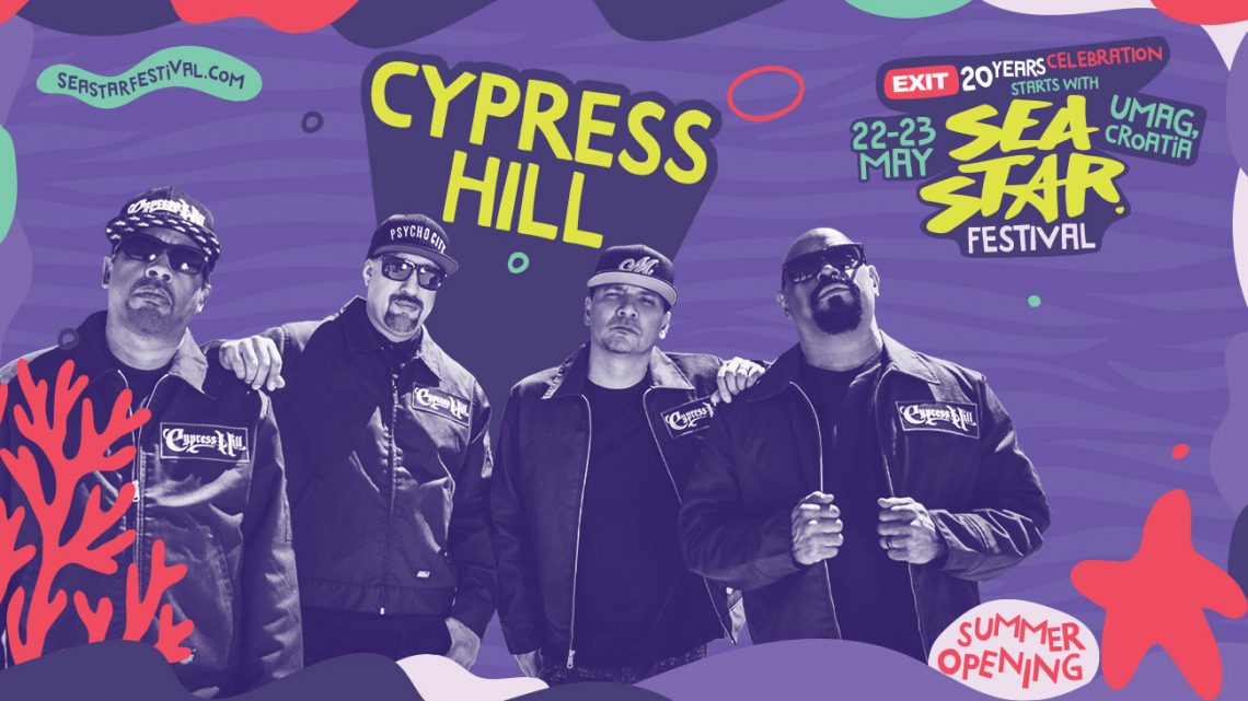 Cypress Hill announced for Sea Star Festival at the Croatian coast!