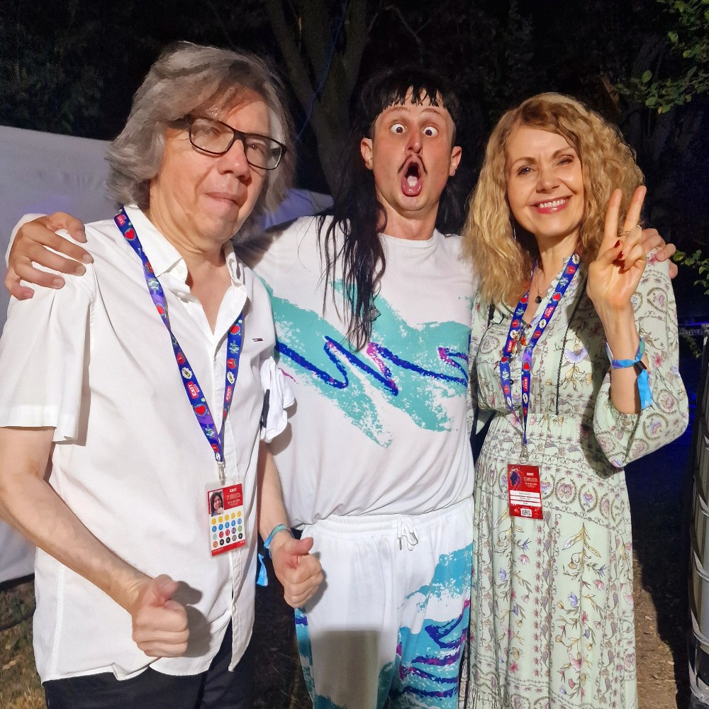 3) Dragan Ambrozić, Oliver Tree i Zorica Kojić, EXIT festival 2024, Foto Privatna arhiva (1)